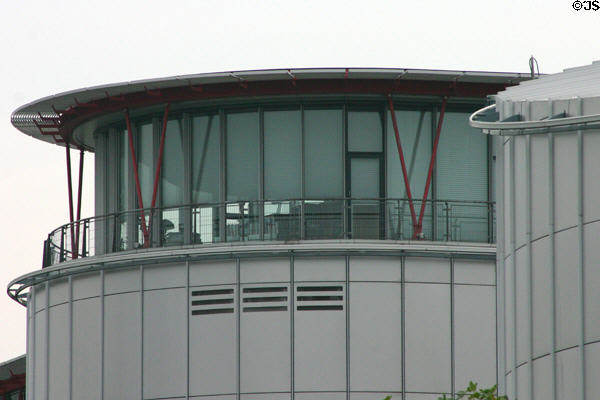 Tower pavilion of European Court of Human Rights. Strasbourg, France.