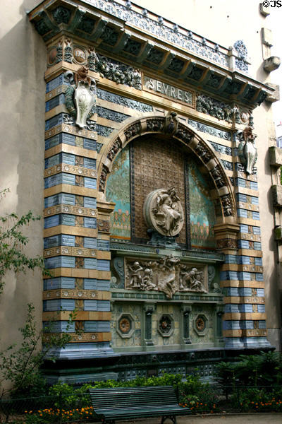 Sevres Arch (1900) by Jules Coutan & Charles Risler (shown Paris Expo 1900) at St-Germain-des-Prés. Paris, France.