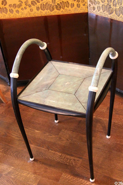 Newspaper table (c1921) by Clément Rousseau of Paris at Museum of Decorative Arts. Paris, France.