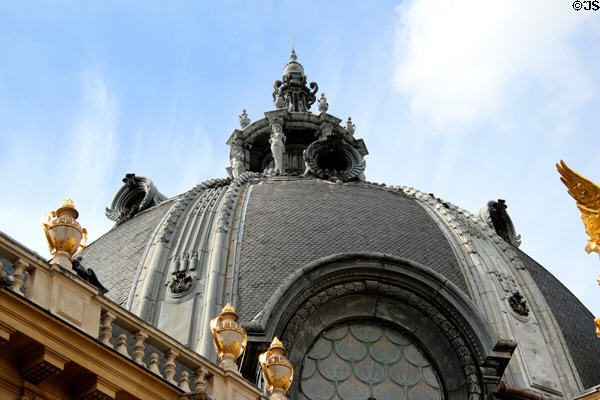 Dome of Petit Palace Museum (1900). Paris, France.