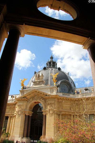 Petit Palace Museum Courtyard. Paris, France.