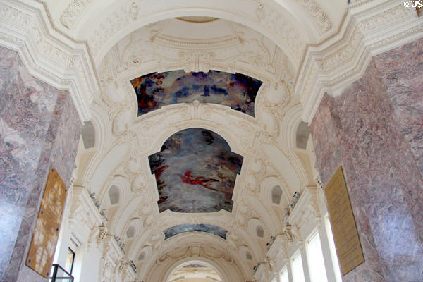 Mural on entrance gallery at Petit Palace Museum. Paris, France.