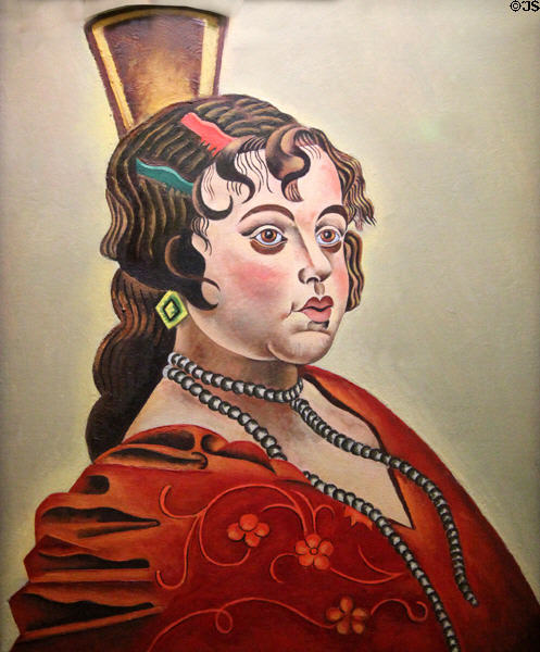 Portrait of Spanish Dancer (1921) by Joan Miró at Picasso Museum. Paris, France.