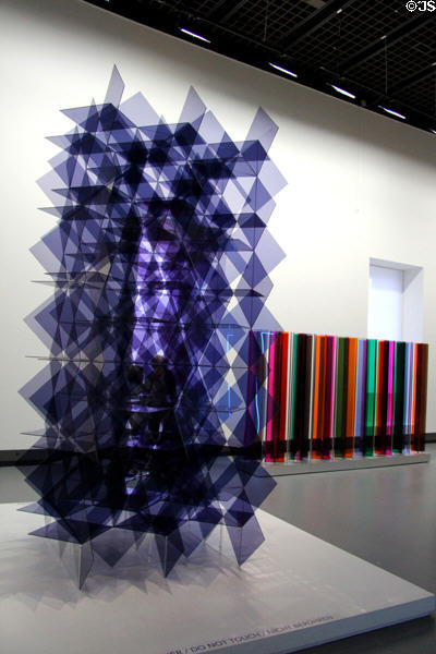 Modern sculpture installation at Grand Palais. Paris, France.