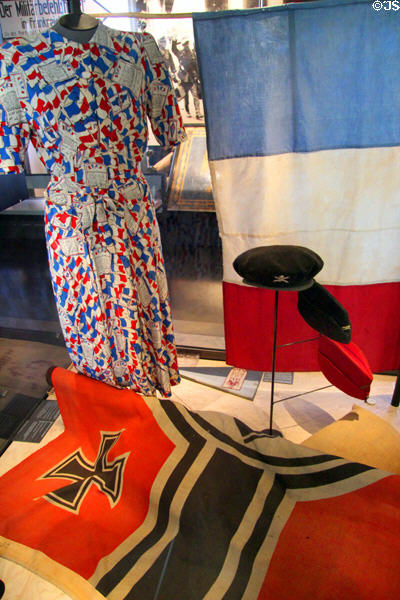 Souvenirs from liberation of Paris at Army Museum at Les Invalides. Paris, France.