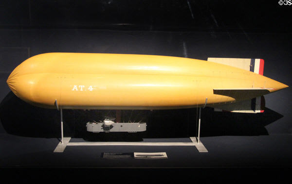 Model of French dirigible Astra-Torres AT-4 (1917-20) at Musée de la Marine. Paris, France.