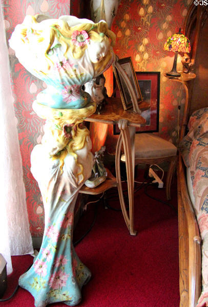 Free form planter at Maxim's Art Nouveau Collection 1900. Paris, France.