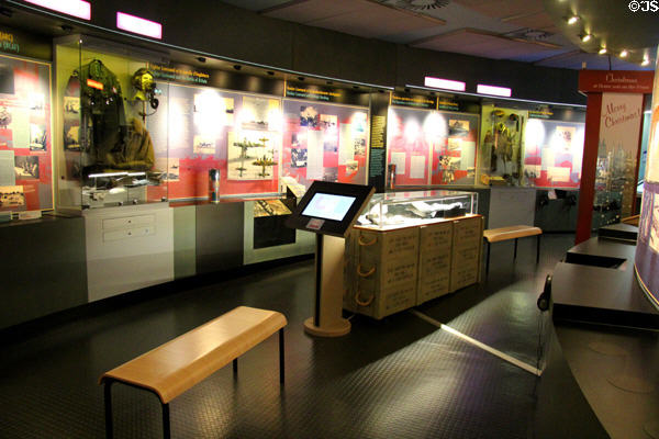 Gallery of Canada's WWII fighting forces at Juno Beach Centre. Courseulles-sur-Mer, France.