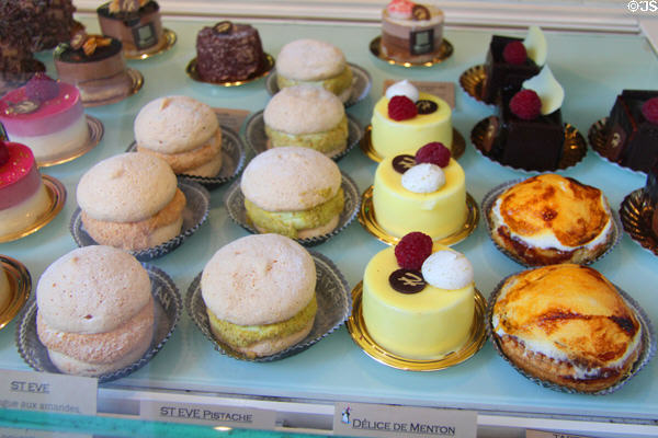 Treats at St Joan of Arc open-air marketplace. Rouen, France.