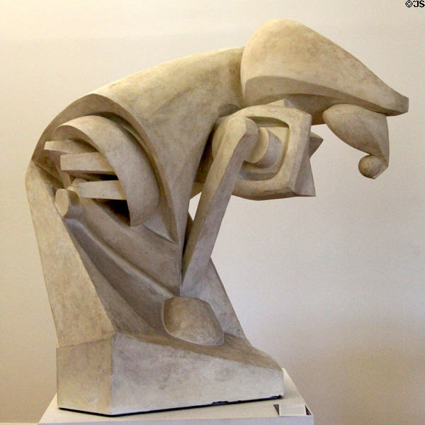 Large horse sculpture (1914) by Raymond Duchamp-Villon at Rouen Museum of Fine Arts. Rouen, France.