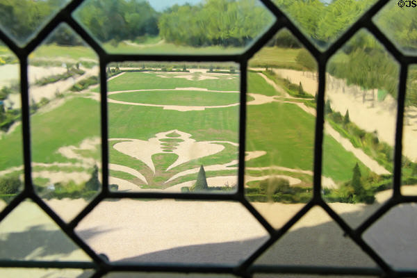 Lawn at Chambord Chateau. Chambord, France.
