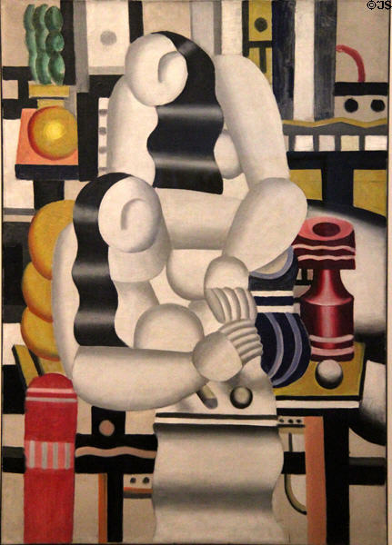Le Déjeuner painting (1921) at Musée National Fernand Léger. Biot, France.