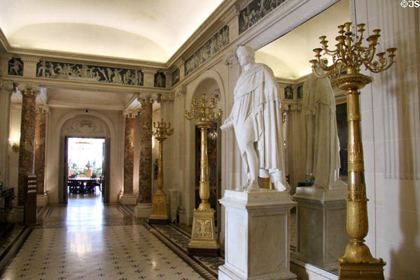 Front hall at Masséna Museum. Nice, France.