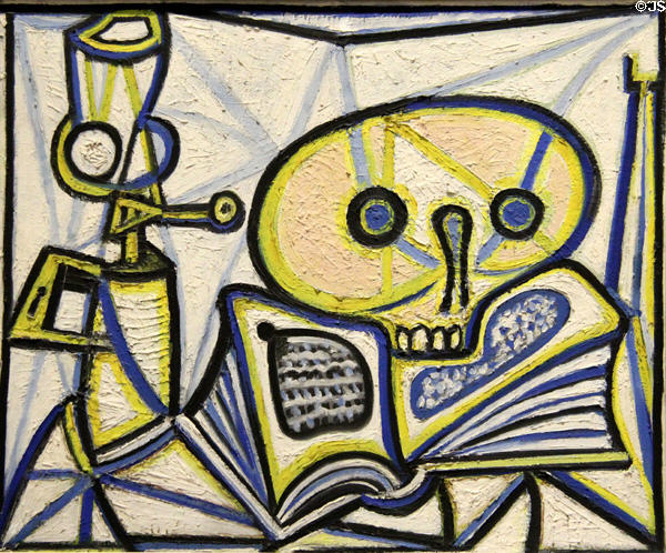 Vanity painting (1946) by Pablo Picasso at Beaux-Arts Museum. Lyon, France.