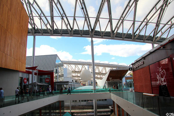Confluence shopping center. Lyon, France.