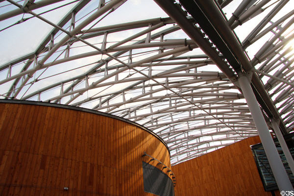 Confluence shopping center canopy detail. Lyon, France.