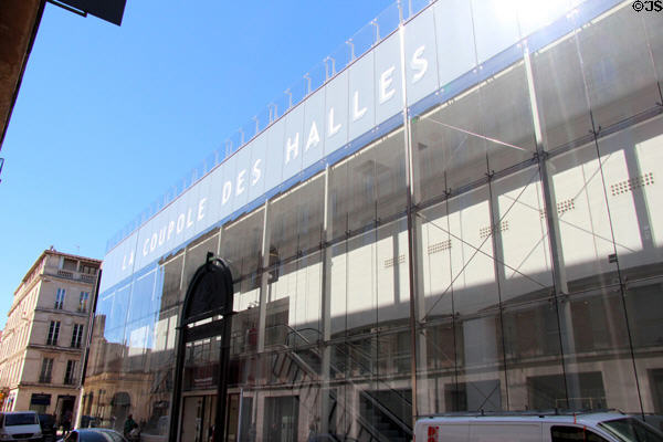 La Coupole des Halles modern Nimes market building. Nimes, France.