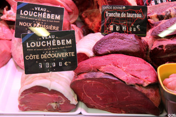 Roasts at Nimes market. Nimes, France.