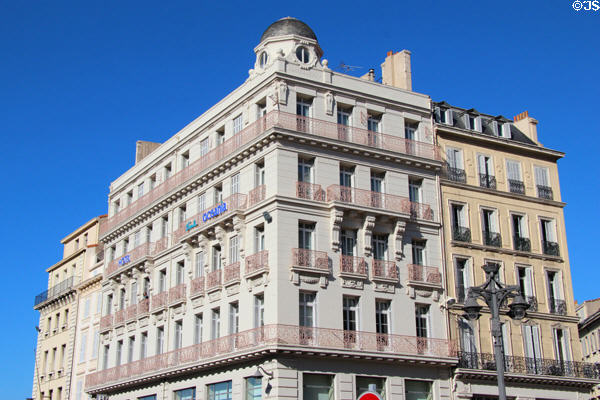 Hôtel Escale Oceania (5 La Canebière) at Old Port. Marseille, France.