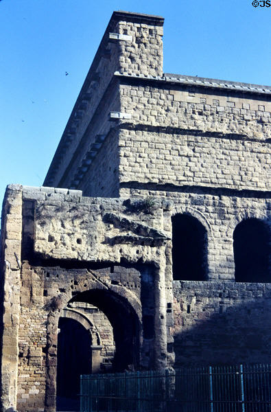 Walls of Roman theater. Orange, France.