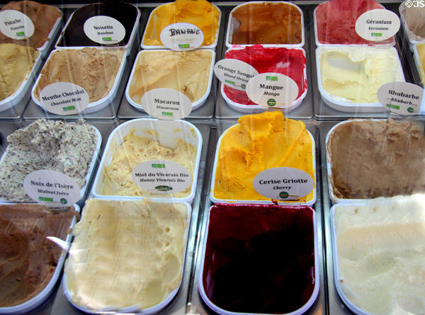 Ice cream store. Orange, France.