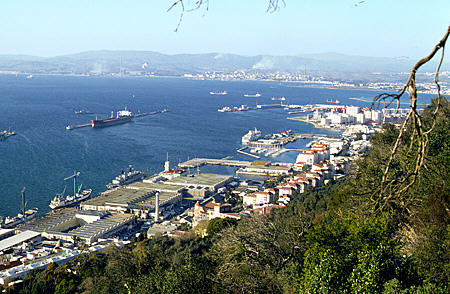 Harbor of Gibraltar.
