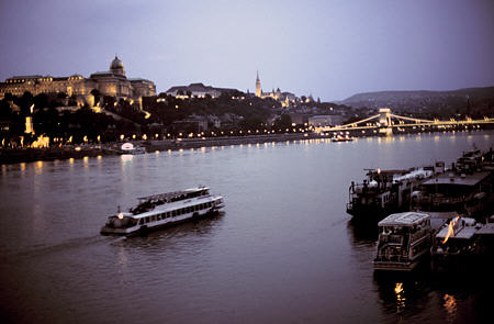 Castle Hill in Budapest. Hungary.