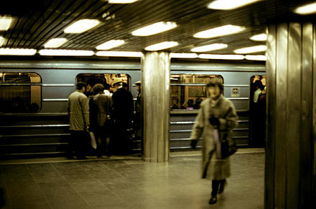 Budapest metro. Hungary.