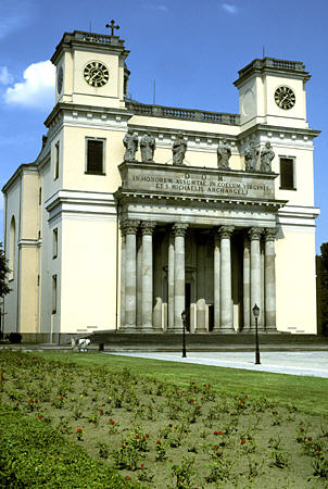 Cathedral on Konsztantin Tér, Vác. Hungary.