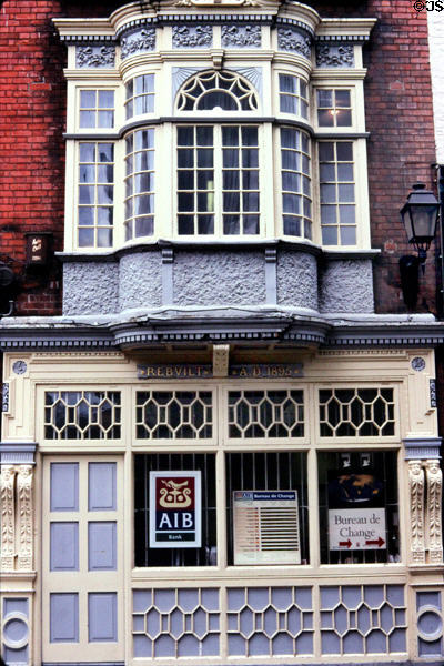 Bank located at Anglesea & Temple Bar. Dublin, Ireland.