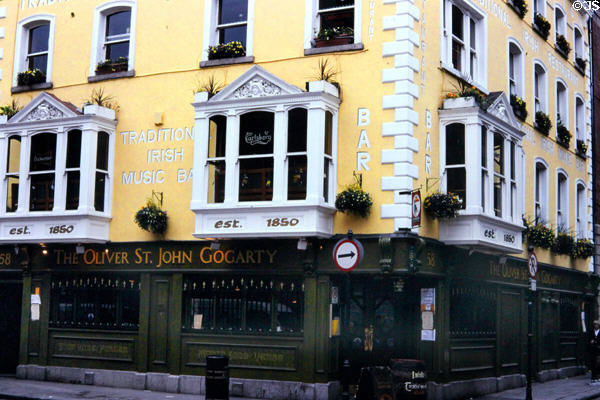 Irish pub at Temple Bar. Dublin, Ireland.
