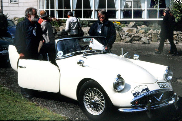 Classic car rally in Ireland.