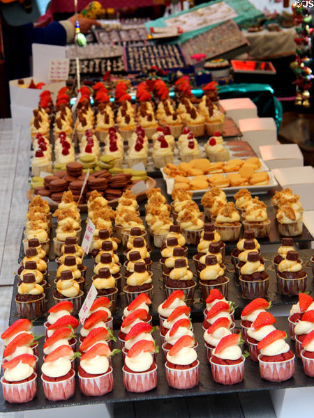 Deserts at Howth market. Howth, Ireland.