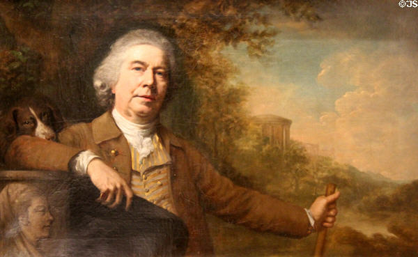Self-portrait (c1780) by Nathaniel Hone the Elder at National Gallery of Ireland. Dublin, Ireland.