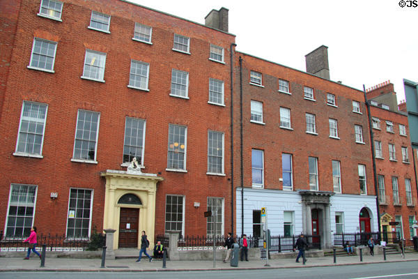 Townhouses on Parnell Square. Dublin, Ireland.