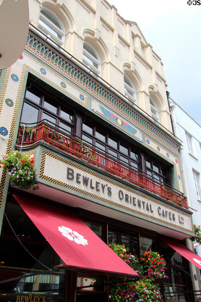 Bewley's Oriental Cafe with Egyptian Revival designs (1927) (78-79 Grafton St.). Dublin, Ireland.