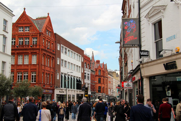View of Grafton Street. Dublin, Ireland.