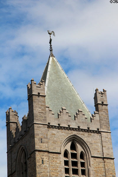 Bell tower of Christ Church Cathedral. Dublin, Ireland.