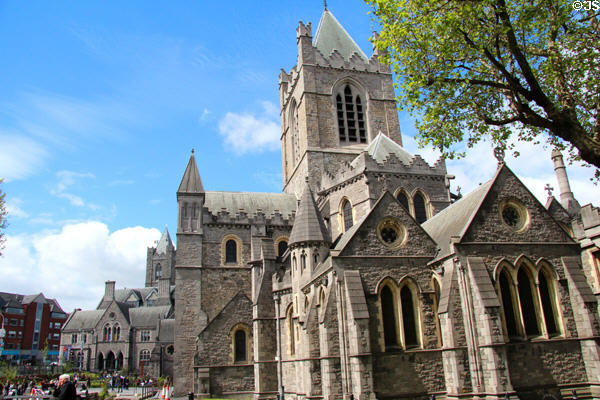 East end of Christ Church Cathedral. Dublin, Ireland.