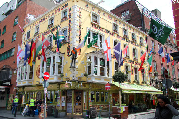 The Oliver St John Gogarty Bar at Temple Bar. Dublin, Ireland.