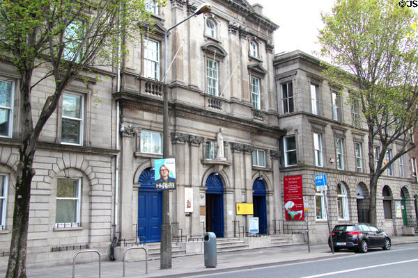 St Anthony's Novena church of Immaculate Conception on Bank of River Liffey. Dublin, Ireland.