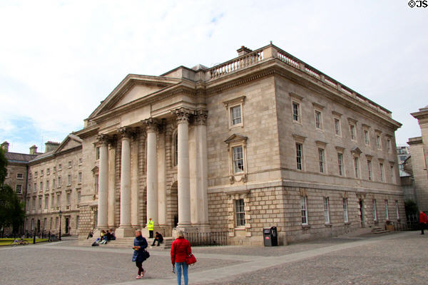 Old Library at Trinity College. Dublin, Ireland.