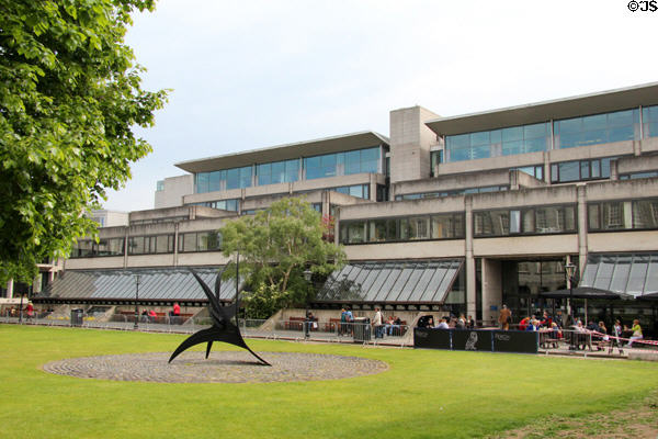 Lecky Library on Fellows' Square at Trinity College. Dublin, Ireland.