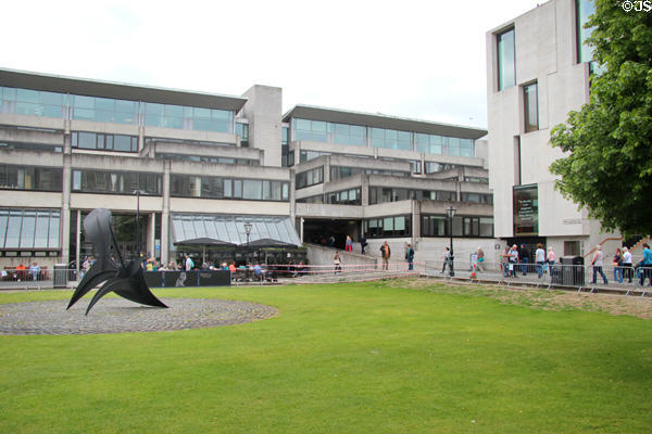 Lecky Library on Fellows' Square at Trinity College. Dublin, Ireland.