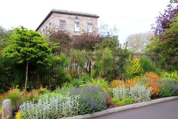 Garden on Trinity College campus. Dublin, Ireland.