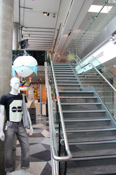 Science Gallery interior at Trinity College. Dublin, Ireland.
