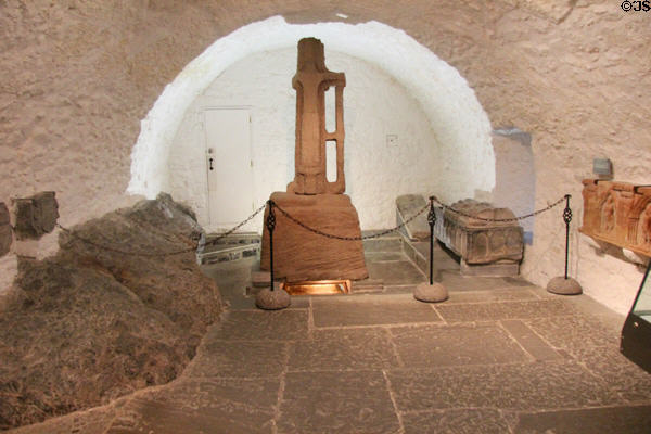 Small museum with medieval objects at Rock of Cashel. Cashel, Ireland.