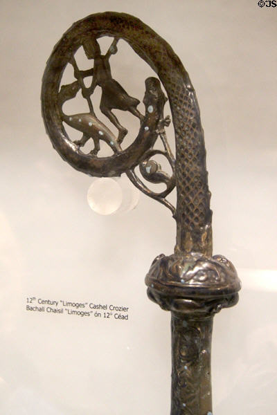 Cashel crosier (12thC) at Rock of Cashel. Cashel, Ireland.