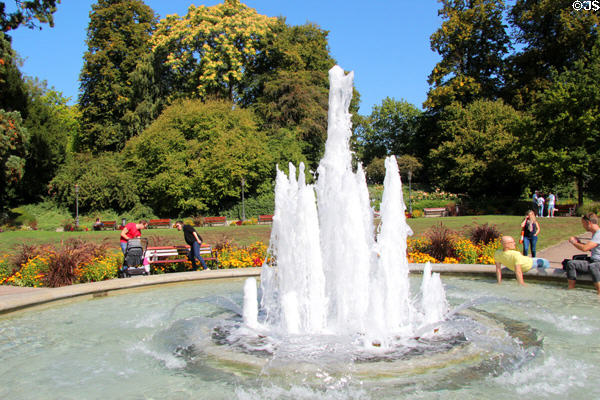 Fountain in Municipal Park. Luxembourg, Luxembourg.