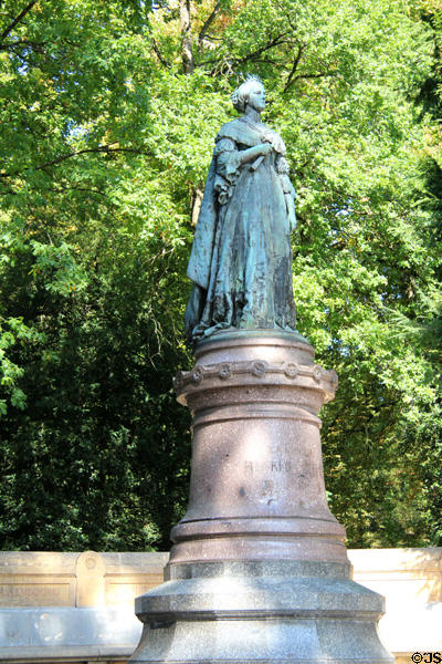 Amalie Von Sachsen-Weimar-Eisenach monument in Municipal Park. Luxembourg, Luxembourg.